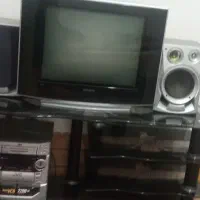 زیر تلوزیونی و تلوزیون و ظبط صوت تمیز سالم|صوتی و تصویری|شیراز, شهرک مهرگان|دیوار