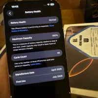 iphone 16 pro max 256 zaa battery 100|موبایل|نوشهر, |دیوار