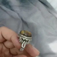 انگشتر نقره ( چشم ببر )|بدلیجات|نسیمشهر, |دیوار