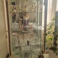 بوفه یا ویترین چوبی نو|بوفه، ویترین، کنسول|وحیدیه, |دیوار