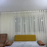 فروش پرده پانچ کامل  به همرا شال و میله