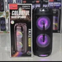 اسپیکر بلوتوثی 16 اینچ دو باند مدل ZQS-8270|سیستم صوتی خانگی|قم, زنبیل آباد|دیوار