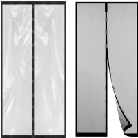 پرده و درب نایلونی و توری مگنتی آهنربایی مغناطیسی