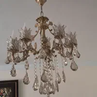 لوستر برنزی پذیرایی