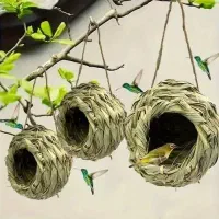 قفس مرغ و خروس لانه پرنده حصیری