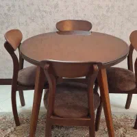 میز ناهار خوری گرد چهارنفره|میز و صندلی غذاخوری|مشهد, الهیه|دیوار