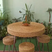 مبل ومیز نهار خوری حصیری|مبلمان خانگی و میز عسلی|خمینیشهر, |دیوار