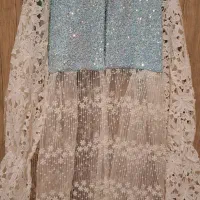 کت عروسکی پولک هفت رنگ مزونی