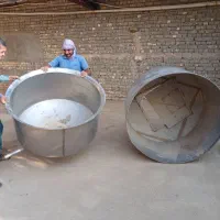 دیگ استیل سمنو و توری