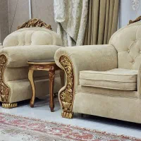 مبل سلطنتی کلاسیک ۷نفره|مبلمان خانگی و میز عسلی|اهواز, کیان اباد|دیوار