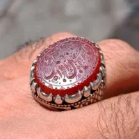 انگشتر عقیق خطی