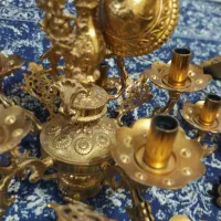لوستر 10شعله|لوستر و چراغ آویز|کرج, شهرک خاتم النبیا|دیوار