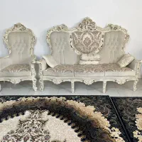 مبل سلطنتی ۷ نفره و میز ناهار خوری ۴ نفره درحدنو