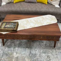 مبل چستر ۸ نفره با یک میزجلو مبلی و سه عدد عسلی|مبلمان خانگی و میز عسلی|میانه, |دیوار