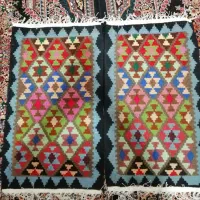 گلیم دست بافت پشمی|گلیم، جاجیم، گبه|زنجان, |دیوار