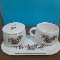 فروش ویژه ست چایخوری کارمندی سرامیک دست ساز|ظروف سرو و پذیرایی|جهرم, |دیوار