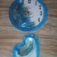 انواع وسایل دکوری رزینی|ساعت دیواری و تزئینی|تبریز, |دیوار