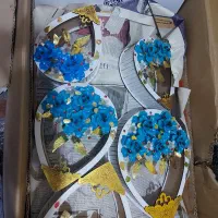 ست سه‌تایی دکوری چوبی کریستالی|صنایع دستی و سایر لوازم تزئینی|بندر ماهشهر, |دیوار