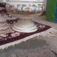 جاشکلاتی و بشقاب طرح گل و بلبل|مجسمه، تندیس، ماکت|سنقر, |دیوار
