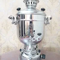 سماور گازی۸لیتر نو برنز اصل برادران ایرانژاد قدیمی