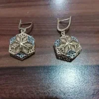 گوشواره ی طلا به وزن 6.150فقط با4درصد