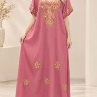 لباس مخور پارچه ماکسی مانتو عبا خلیجی