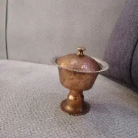 قندان مسی و جا خلالی چند چیز دیگه