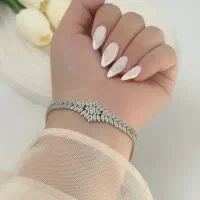 دستبند نقره طرح مونیزا سیلور جواهری نقره سازی3184|بدلیجات|تبریز, |دیوار