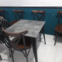 میز و صندلی کافه/رستوران (صندلی‌های تونت لهستانی|میز و صندلی غذاخوری|لاهیجان, انقلاب|دیوار