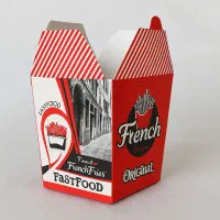 جعبه فست فود برگر هات داگ سیب زمینی پیتزا سوخاری