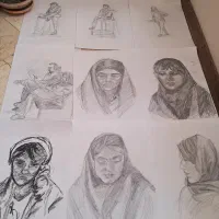 آثار هنری بی نظیر سیاه قلم