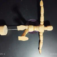 دست و آدمک طراحی چوبی|مجسمه، تندیس، ماکت|پاکدشت, پاکدشت (مامازند)|دیوار