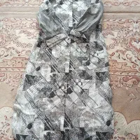 مانتو نقره ای