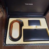 ست کیف و کمربند تک چرم