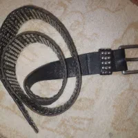 کمربند میخی تمام چرم یک تومان