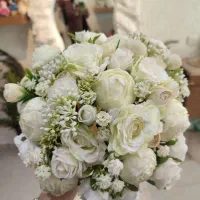 دسته گل مصنوعی عروس|گل مصنوعی|بهبهان, |دیوار