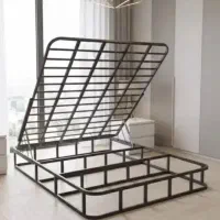کفی تخت فلزی جک دارتمام کلاف 140cm