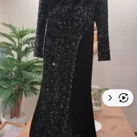 لباس مجلسی مخمل پولکی|لباس|تهران, مجیدآباد|دیوار