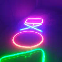 نئون طرح پی اس ۴|ریسه و چراغ تزئینی|رباط‌کریم, شترخوار|دیوار