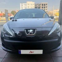 207 پانا Tu5 مشکی  متالیک کم کارکرد فوق العاده