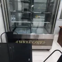 یخچال ویترینی ۴ درب موتور دامفوس در حد نو|فروشگاه و مغازه|بوئین زهرا, |دیوار