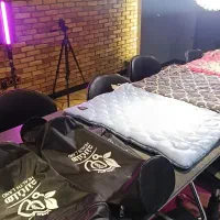 تشک طبی حرارتی برقی پشم اصل هلث لند|تخت و سرویس خواب|تبریز, |دیوار