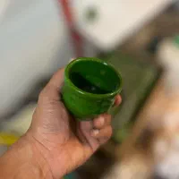 ظرف سفال فنجون ماستی|ظروف سرو و پذیرایی|قم, چهل درخت‎|دیوار