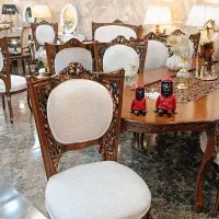 مبلمان و ناهارخوری مدل فرانسوی تشک دوبل