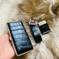 فندک چرم طبیعی و جا سیگاری چرم طبیعی|زیورآلات و اکسسوری|اسلامشهر, مظفریه|دیوار