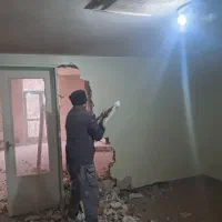 کناف کاری  کاشی کاری گچکاری تخریب پنل گچی لوله کشی