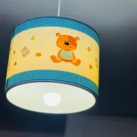 ست ۴تیکه آباژور و لوستر و ساعت کودک و تابلو|اسباب و اثاث بچه|تهران, صادقیه|دیوار