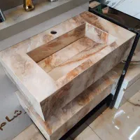 روشویی نانوسرامیکی طرح سنگ
