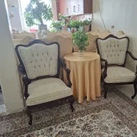 مبل استیل ۷ نفره با میز نهار خوری ۸ نفره|مبلمان خانگی و میز عسلی|تهران, علم و صنعت|دیوار