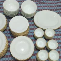 آرکوپال سفید لب طلا